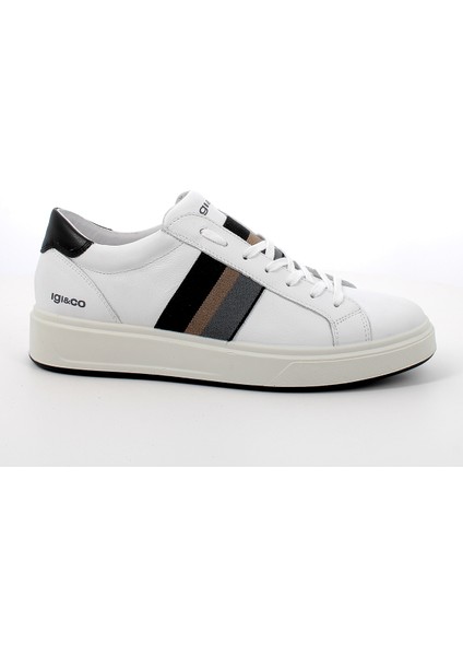 Erkek Sneaker 4638322 Igı&co Une 46383 Bianco