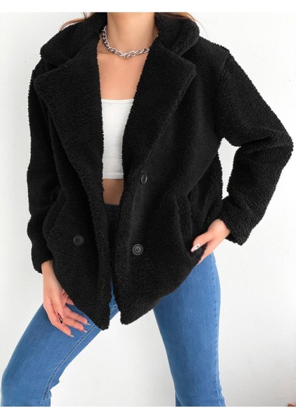 Dört Düğme Peluş Mont fiyatları