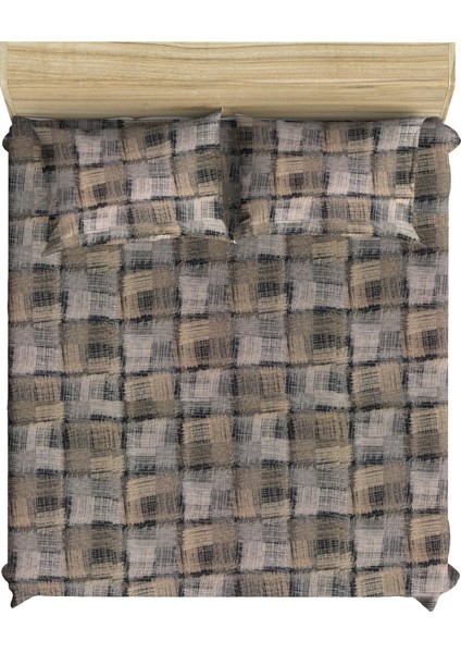 Çift Kişilik Lastikli Çarşaf ve Iki Adet 50X70 Yastık Kılıfı