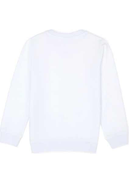 Erkek Çocuk Beyaz Sweatshırt JELLYKIDSSK023 modelleri
