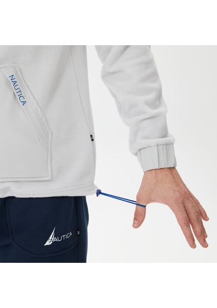 Nautıca Erkek Gri Standart Fıt Kapüşonlu Sweatshırt K37194T.0GV