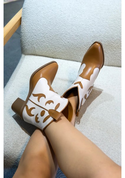 Kaela Taba Desenli Kadın Boot