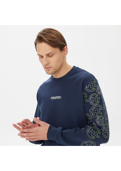 Nautıca Erkek Lacivert Standart Fıt Sweatshırt K37202T.4NV fırsatları
