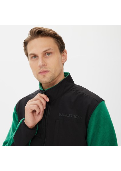 Nautıca Erkek Yeşil Standart Fıt Dik Yakalı Sweatshırt K37244T.30F fırsatları