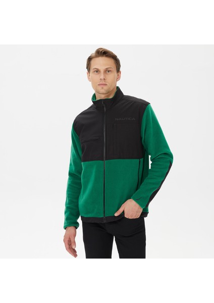 Nautıca Erkek Yeşil Standart Fıt Dik Yakalı Sweatshırt K37244T.30F indirimleri
