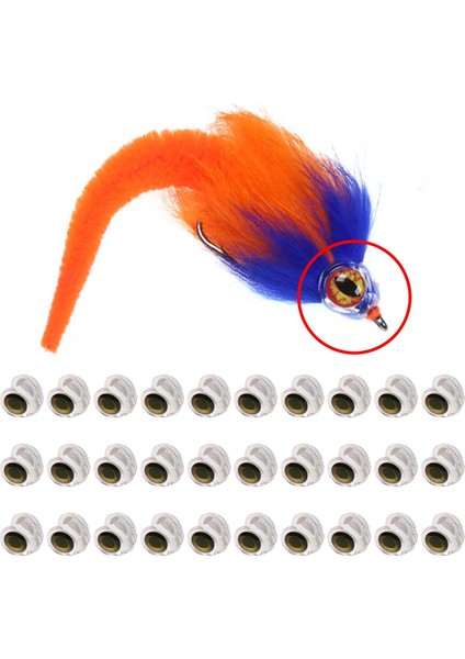 30 Bağ Çıtası Pike Bas Alabalık El Sanatları Baitfish Cazibesi 6mm (Yurt Dışından)