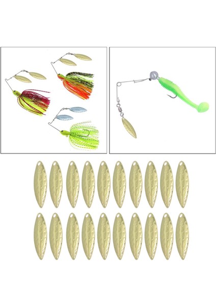 Sert Yemler Için 20 Paket Metal Balıkçılık Kaşığı Dıy Altıımı (Yurt Dışından) modelleri