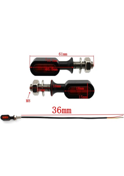 Motosiklet Mini Fit Yedek Değiş Füme (Yurt Dışından) fiyatları