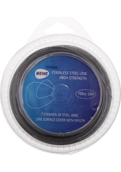 Paslanmaz Çelik Örgülü Çelik Tel Dayanıklı 70LBS (Yurt Dışından)