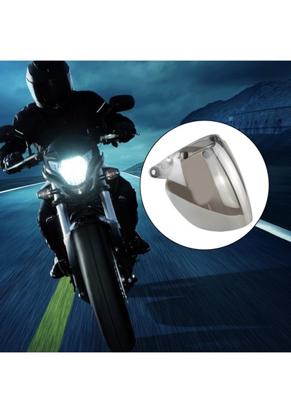 Açık Yüzlü Retro Ön Cam Için 3 Geçmeli Viz Dayanıklı (Yurt Dışından) modelleri