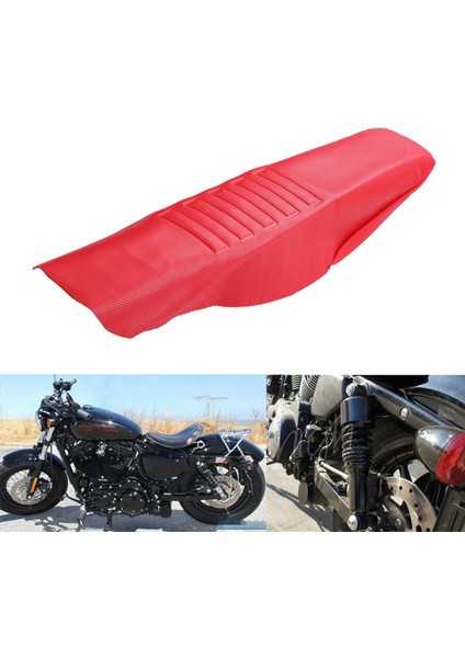 Dovewill Motosiklet Koltuk Minderi, Kalın Parçacıklar, Kaymaz Alabilir Isı Kırmızı (Yurt Dışından) fırsatları