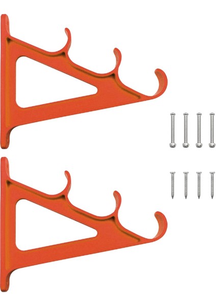 2 Parça Olta Depolama Rafı Hava Koşullarına Dayanıklı Ev Araç Duvarı Için Turuncu (Yurt Dışından) fırsatları