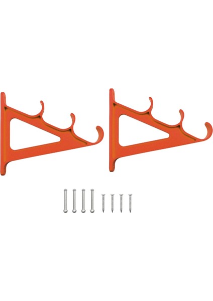 2 Parça Olta Depolama Rafı Hava Koşullarına Dayanıklı Ev Araç Duvarı Için Turuncu (Yurt Dışından) indirimleri