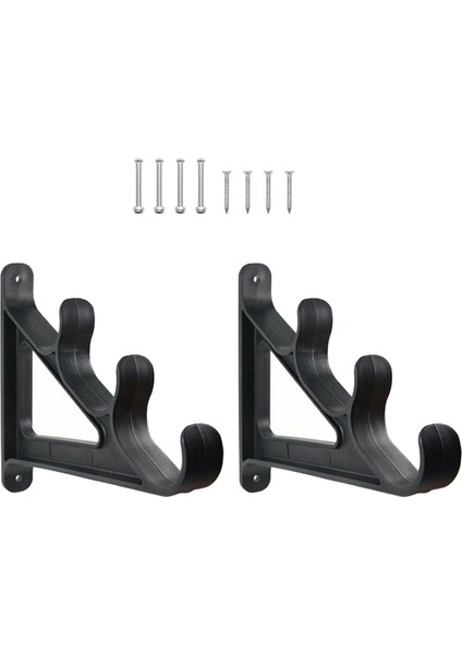 2 Parça Olta Depolama Rafı Duvar Garaj Kapısı Araba Siyah Için Pratik Dayanıklı (Yurt Dışından) fiyatları