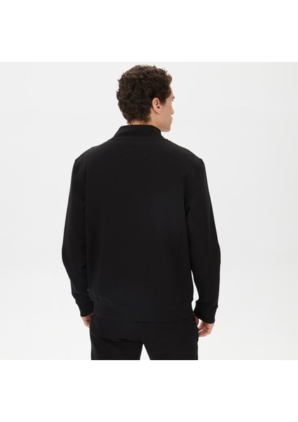 Erkek Siyah Standart Fıt Dik Yakalı Hırka K37221T.0Tb fiyatları