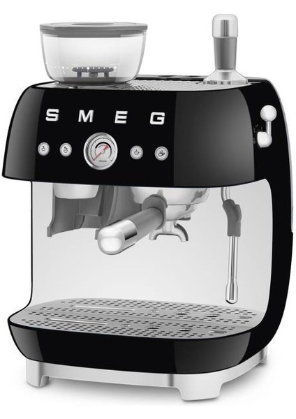 Smeg Siyah Öğütücülü Espresso Kahve Makinesi EGF03BLEU