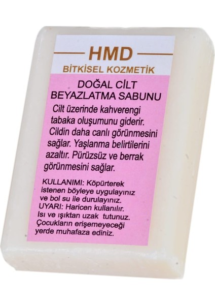 Bitkisel Cilt Beyazlatma Sabunu 100 gr x 2 AD.%100 Doğal