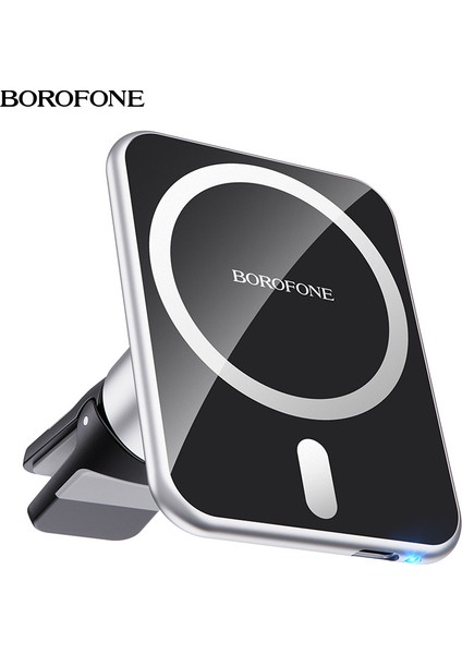 Borofone BH43 Manyetik Kablosuz Araba Şarjı IPHONE12 Cep Telefonu Için Araç Şarj Braketi (Yurt Dışından)