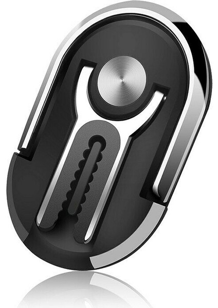 Çok Amaçlı 2 In 1 Araç Hava Firar Halkası Tutucu 360° Dönebilen Cep Telefonu Braketi Katlanabilir Ayarlanabilir Metal Parmak Yüzük Standı (Yurt Dışından)