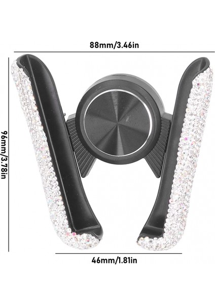 Araç Cep Telefonu Montaj Yuvası, Bling Araç Telefonu Tutacağı Ayarlanabilir Araç Dekorasyonuna Uygun(Beyaz) (Yurt Dışından) modelleri
