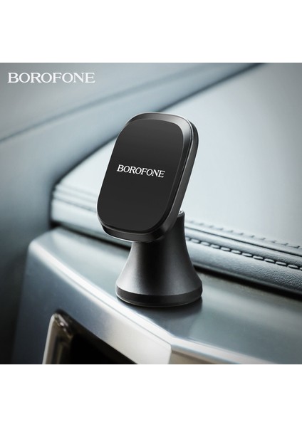 Borofone BH22 Orta Konsol Manyetik Araç Içi Telefon Tutucu Araba Cep Telefonu Navigasyon Masaüstü Alüminyum Alaşımlı Braket (Yurt Dışından)
