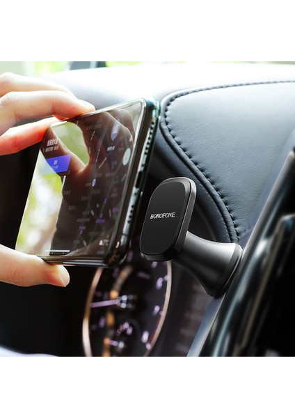 Borofone BH22 Orta Konsol Manyetik Araç Içi Telefon Tutucu Araba Cep Telefonu Navigasyon Masaüstü Alüminyum Alaşımlı Braket (Yurt Dışından) fiyatları