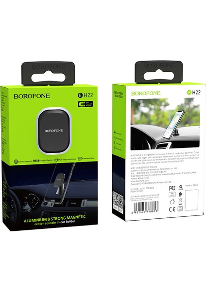 Borofone BH22 Orta Konsol Manyetik Araç Içi Telefon Tutucu Araba Cep Telefonu Navigasyon Masaüstü Alüminyum Alaşımlı Braket (Yurt Dışından) fırsatları