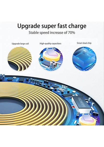 Kablosuz Araç Şarj Cihazı 10W Qi Hızlı Şarj Telefon Tutucu, Kızılötesi Sensör, Otomatik Sıkıştırma Araç Havalandırma Telefon Tutucu Tüm Qi Cep Telefonlarıyla Uyumlu Mavi (Yurt Dışından) fırsatları