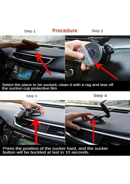 Evrensel Mobil Araç Telefonu Tutucu Telefon Için Araç Içi Tutucu Ön Cam Cep Standı Desteği Akıllı Telefon Voiture Suporte Porta Celular (Yurt Dışından) fırsatları