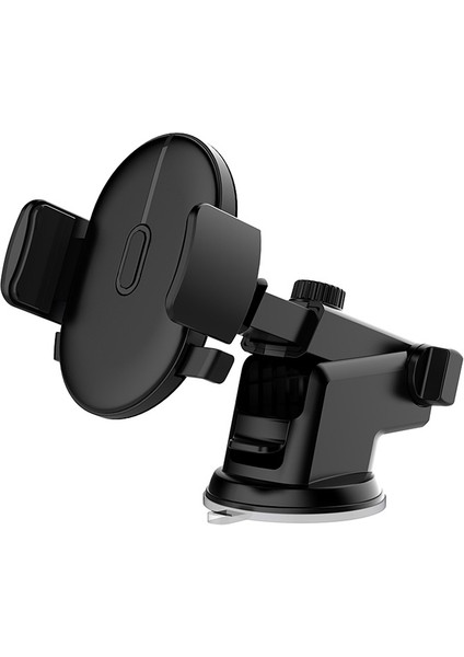 Qi Dashboard Ön Cam Havalandırma Otomatik Sıkıştırma Araç Telefonu Tutucu Braketi Kablosuz Şarj-Siyah Tip A (Bir Set) (Yurt Dışından)