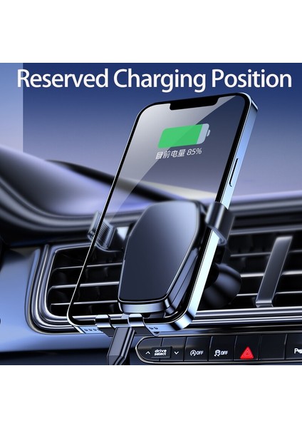 Araç Telefonu Tutucu Otomatik Kilit Cep Cep Telefonu Stand Braketi Gps Akıllı Telefon Montaj Yerçekimi Desteği Arabada iPhone Xiaomi Samsung (Yurt Dışından) fiyatları