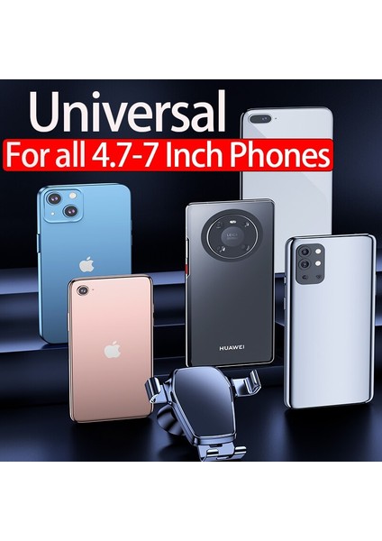 Araç Telefonu Tutucu Otomatik Kilit Cep Cep Telefonu Stand Braketi Gps Akıllı Telefon Montaj Yerçekimi Desteği Arabada iPhone Xiaomi Samsung (Yurt Dışından) modelleri