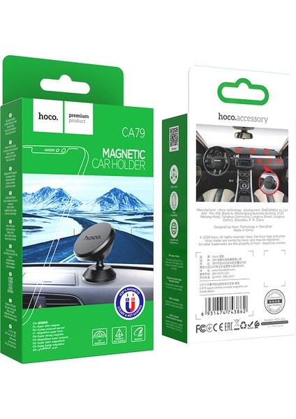 Hoco. CA79 Orta Konsol Manyetik Emme Araç Içi Telefon Tutucu Cep Telefonu Araç Kontrol Paneli Navigasyon Braketi Hediye (Yurt Dışından) fırsatları