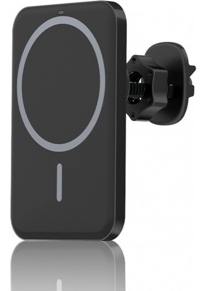 Qi 15W Otomatik Sıkma Araç Telefonu Tutucu Kablosuz ŞARJ-15W Evrensel-Siyah (Bir Set) (Yurt Dışından)