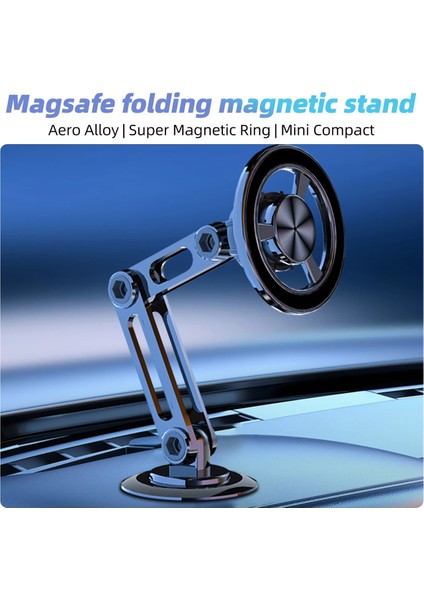 Evrensel 360 Derece Manyetik Telefon Tutucu Teleskopik Araç Telefonu Montaj iPhone 14 13 12 11 Max Artı Araç Navigasyon Braketi (Yurt Dışından) fiyatları