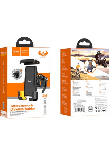 Hoco. CA93 Meifu Bisiklet Motosiklet Evrensel Braket Cep Telefonu Paket Servisi Olan Restoran Sürme Akülü Araba Navigasyon Braketi (Yurt Dışından) fırsatları
