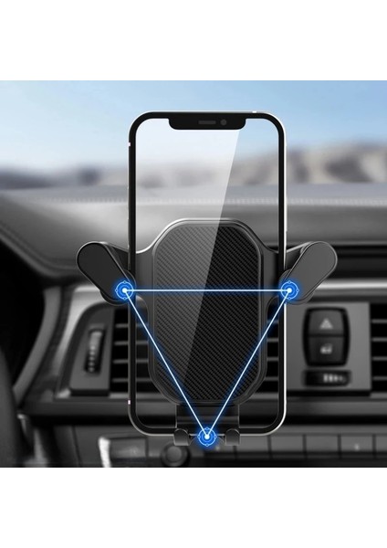 2023 Yeni Yerçekimi Araç Telefonu Tutucu Hava Firar Kancası Telefon Tutucu 360 Derece Rotasyon Akıllı Telefon Tutucu Araba Için Tek Elle Yerleştirme (Yurt Dışından) fırsatları
