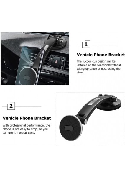 Araba Vantuz Telefon Standı Cam Telefon Standı Araç Dashboard Telefon Tutucu Araç Telefonu Tutucu Dağı Cep Telefonu Otomobil Aksesuarları (Siyah) (Yurt Dışından) fiyatları