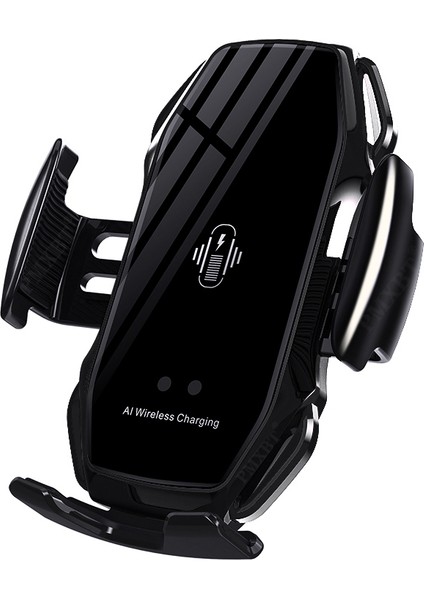 10W Araba Kablosuz Şarj Cihazı Otomatik Sıkma Araç Tutucu Telefon Tutucu iPhone Xiaomi Için Kızılötesi Indüksiyon Qı Hızlı Şarj Istasyonu (Yurt Dışından)