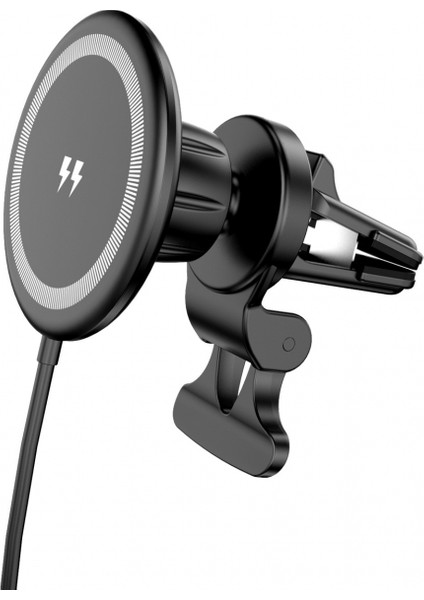 Apple 12 13 Cep Telefonu Manyetik Şarj Cihazı Için Kablosuz Hızlı Şarj Cihazı - Beyaz Hava Çıkışı (Bir Set) (Yurt Dışından) modelleri