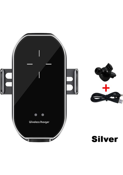 10W Araba Kablosuz Şarj Cihazı Otomatik Sıkma Araç Tutucu Telefon Tutucu iPhone Xiaomi Için Kızılötesi Indüksiyon Qı Hızlı Şarj Istasyonu (Yurt Dışından)