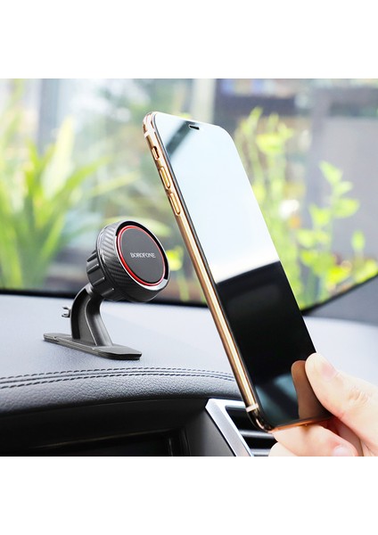 Borofone BH13 Merkezi Konsol Araç Içi Telefon Tutucu Evrensel Cep Telefonu Araç Merkezi Konsol Navigasyon Döner Bağlantı Aparatı (Yurt Dışından) fiyatları
