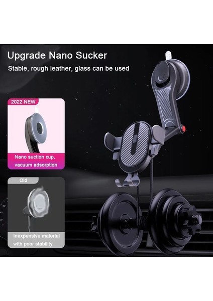 Arivn Araç Telefonu Tutucu Standı Yerçekimi Dashboard Telefon Tutucu Cep Telefonu Desteği Evrensel iPhone 13 12 11 Xiaomi Samsung (Yurt Dışından)