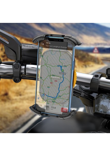 Borofone BH59 Bisiklet Motosiklet Üzerinde Uçan Evrensel Braket Cep Telefonu Navigasyon Tembel Dış Mekan Braketi (Yurt Dışından) modelleri