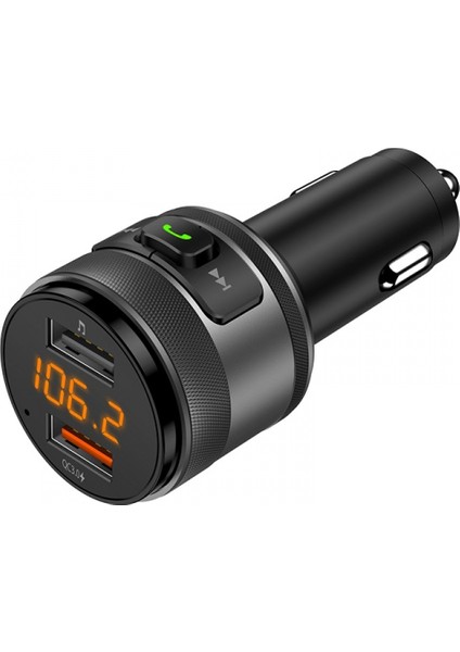Araba Için Bluetooth Fm Verici, Araba Radyo Bluetooth Adaptörü Müzik Çalar Kiti, Destek Qc3.0 USB Şarj, Ahizesiz Arama, Sd Kart/u Disk (Yurt Dışından) fiyatları