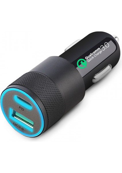 Hızlı Araç Şarj Cihazı, Hızlı Şarj 5.4A/30W Telefon USB Araç Şarj Adaptörü Hızlı Fiş 2 Portlu Çakmak Şarj Cihazı Uyumlu Samsung, Tablet, iPhone (Yurt Dışından)