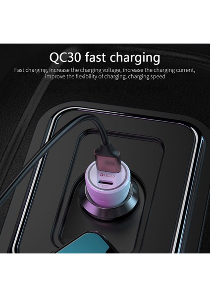 Pd 20W Usb-C / Type-C + Qc3.0 18W USB Hızlı Araç Şarj Cihazı, Usb-C / Type-C - Usb-C / Type-C Veri Kablosu Seti ile (Yurt Dışından) modelleri