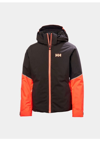 Siyah Erkek Çocuk Kayak Montu HHA.41764 Jr Jewel