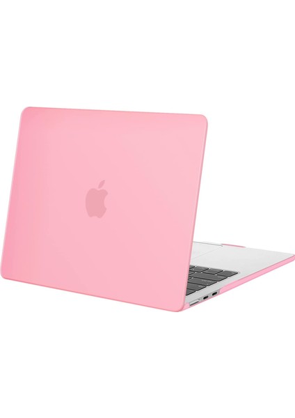 MacBook Air 13,6 Inç Kılıf ile Uyumlu 2022 2023 Sürüm A2681 M2 Çip, Sıvı Retina Ekran ve Dokunmatik Kimlik, Koruyucu Plastik Sert Kılıf Kapak, Pembe (Yurt Dışından)