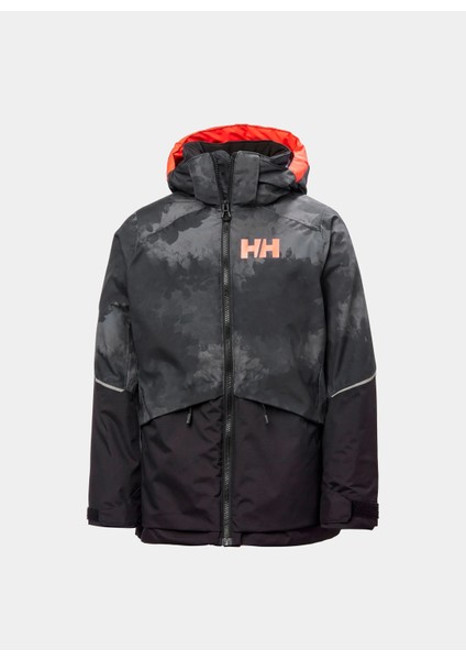 Helly Hansen Siyah Erkek Çocuk Kayak Montu HHA.41762 Jr Stellar